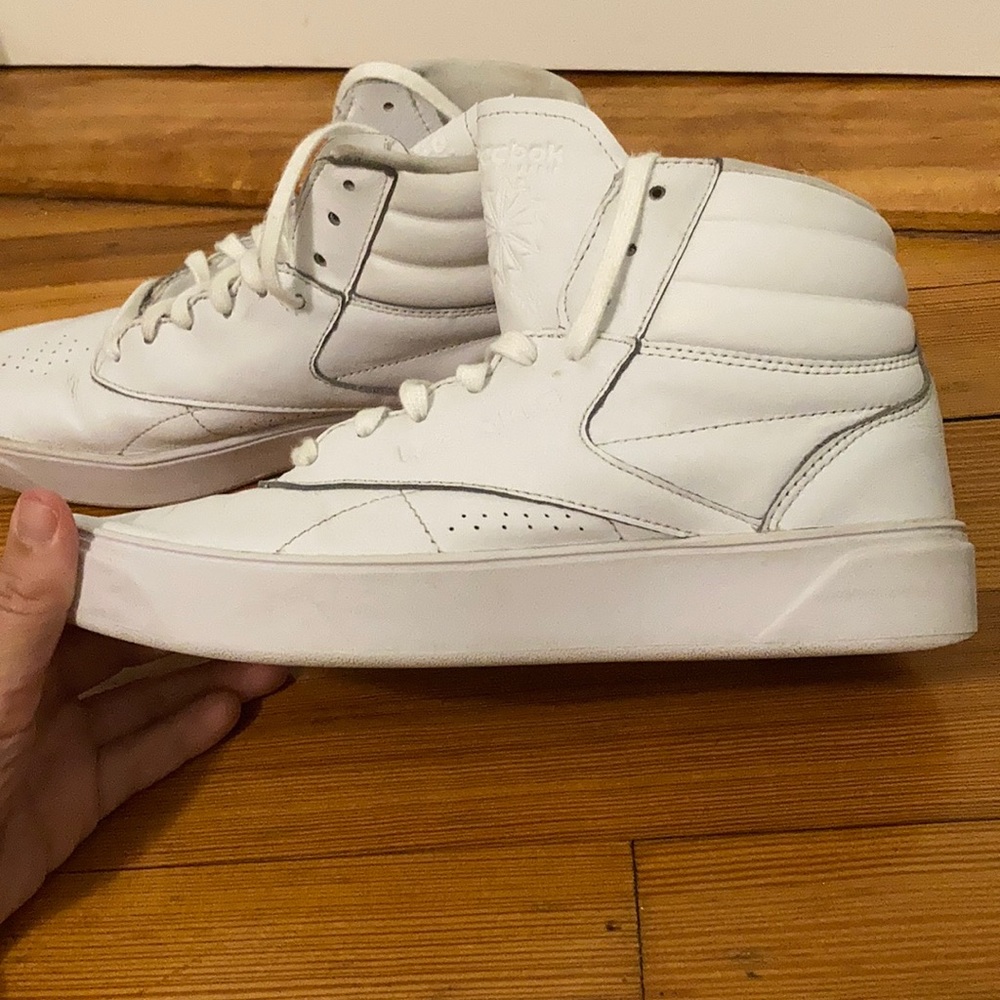 Reebok high tops White sneakers !